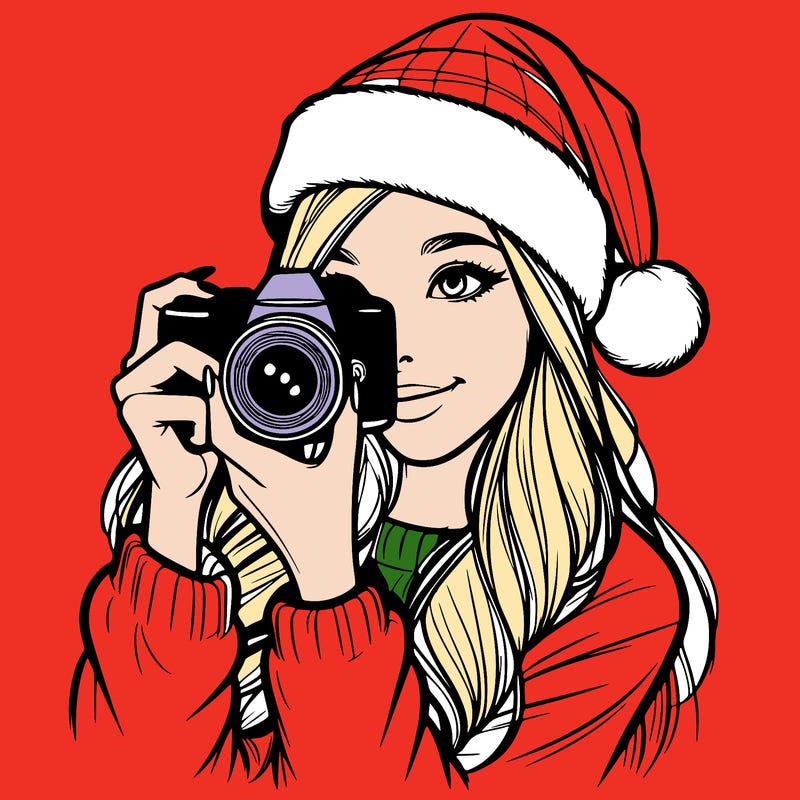 a realistic girl christmas vibes