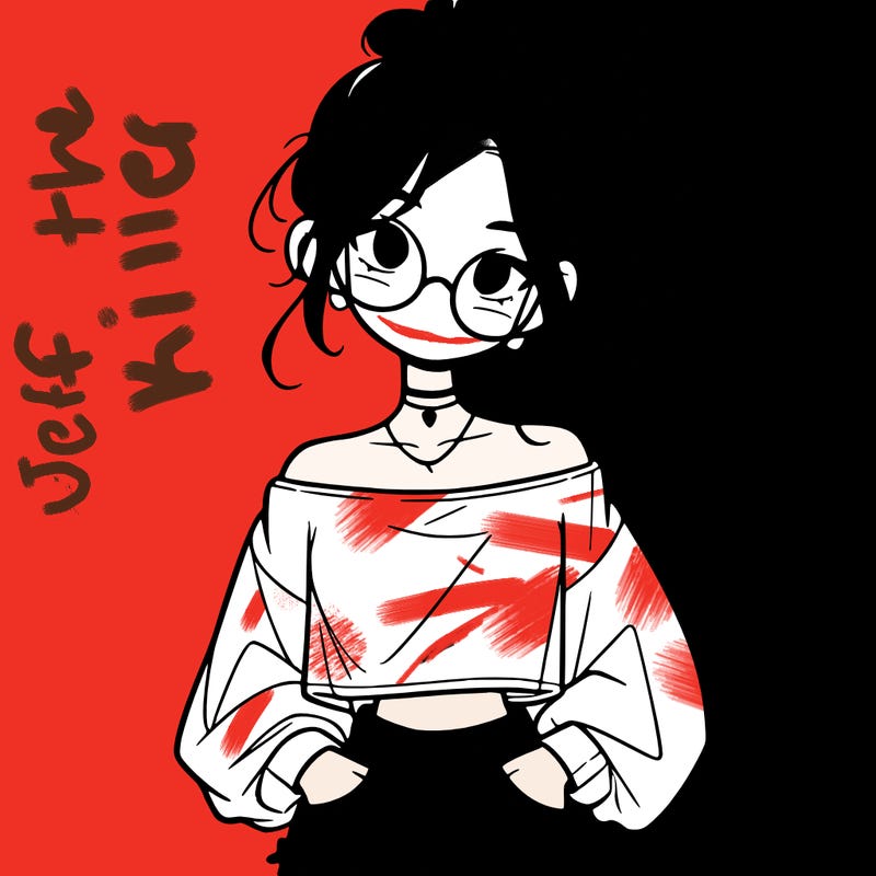 girl with a messy ponytail glasses a baggy crop top and jean shorts