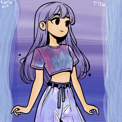 girl in a cute crop top