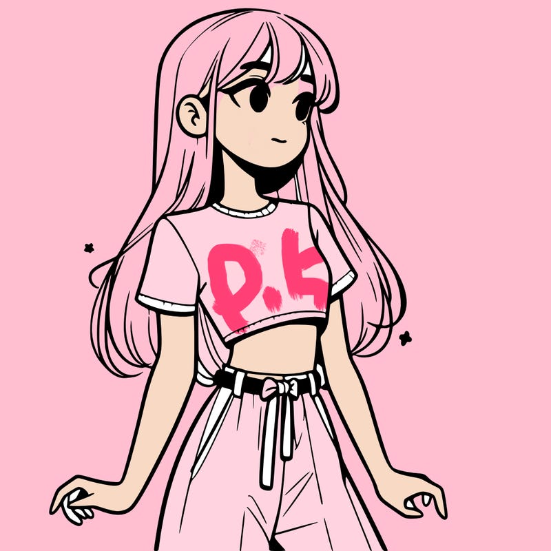 girl in a cute crop top