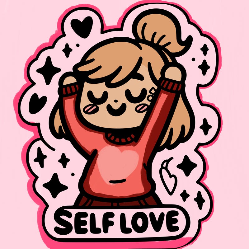 self-love sticker