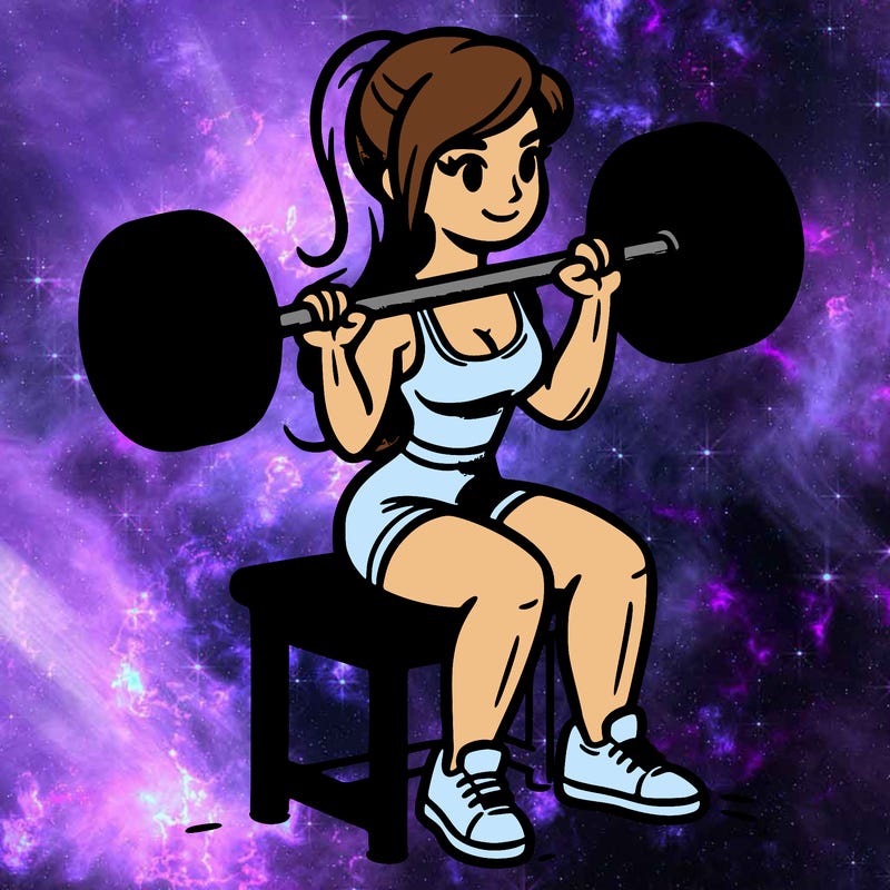 woman lifting weights