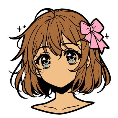 anime girl face