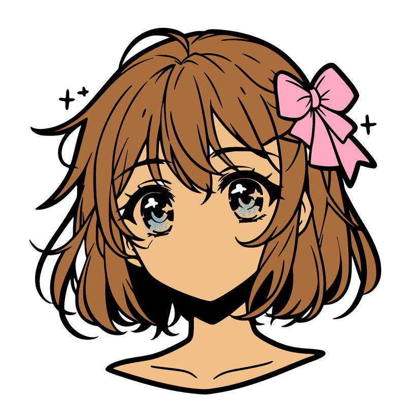 anime girl face