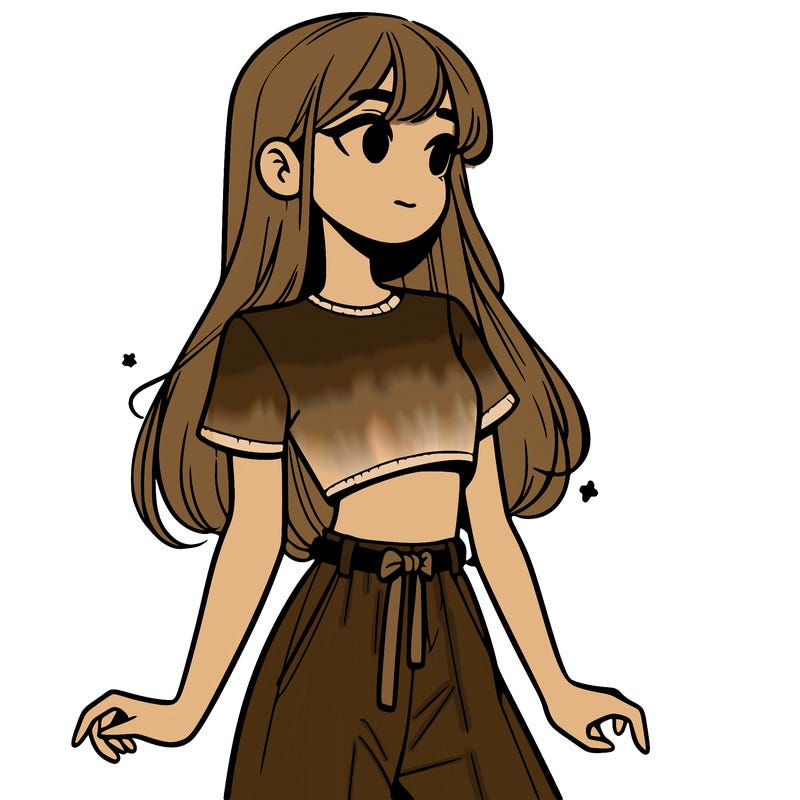 girl in a cute crop top