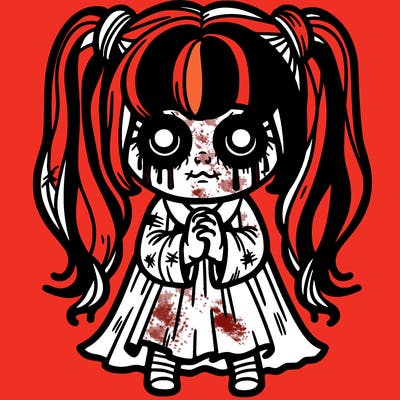 scary girl