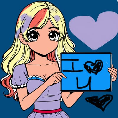 realistic pretty girl holding blank sign