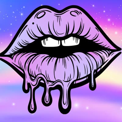 lips that look realistic and drip