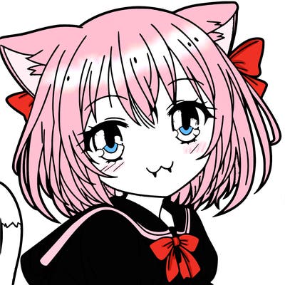 cat anime girl
