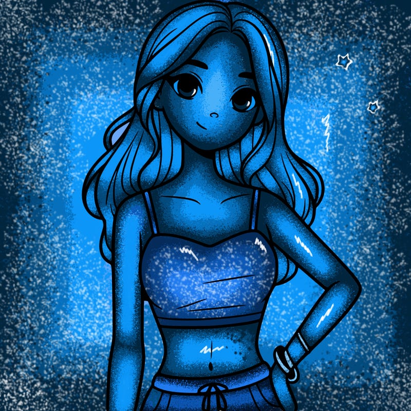 teen girl with crop top