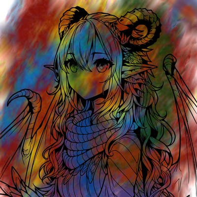 dragon girl realistic fantasy