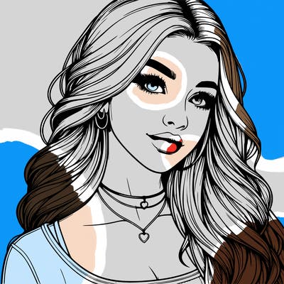 detailed realistic girl