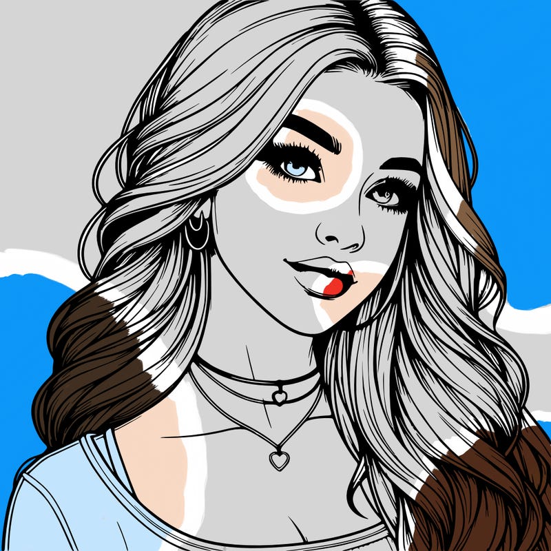 detailed realistic girl