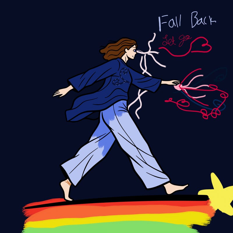 i walk with a very loose step