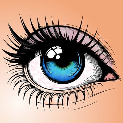 realistic eye
