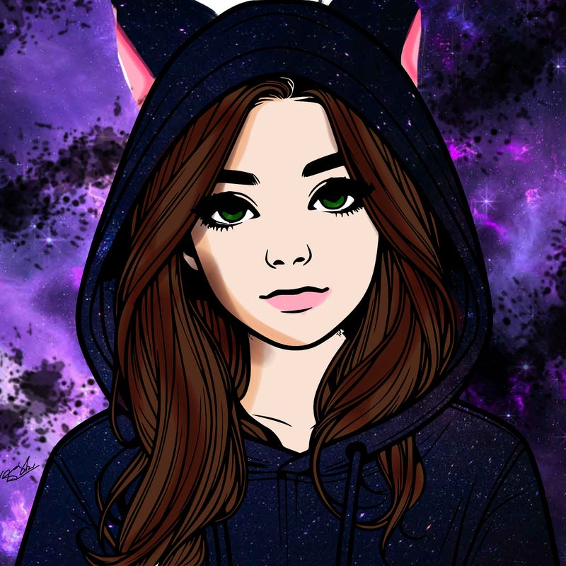 realistic girl with a hoodie