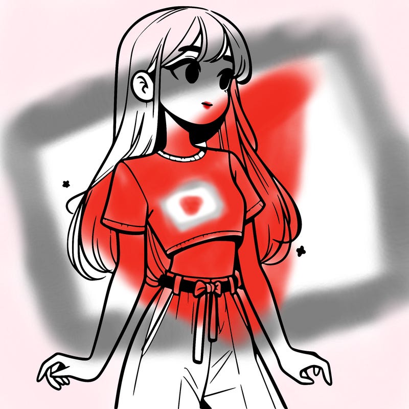 girl in a cute crop top