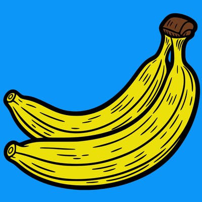 a banana