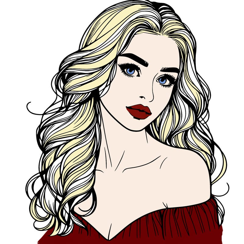 beautiful realistic girl