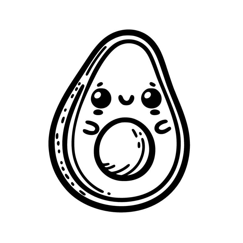cute avocado