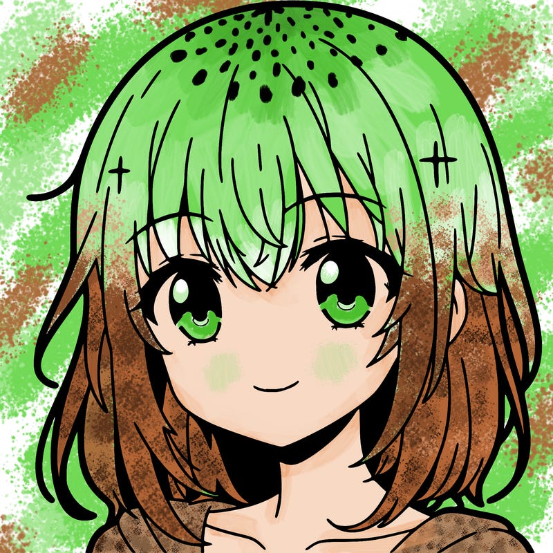 simple anime girl face