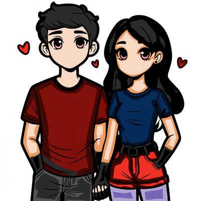 boyfriend and girlfriend