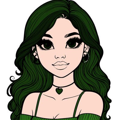 realistic pretty girl