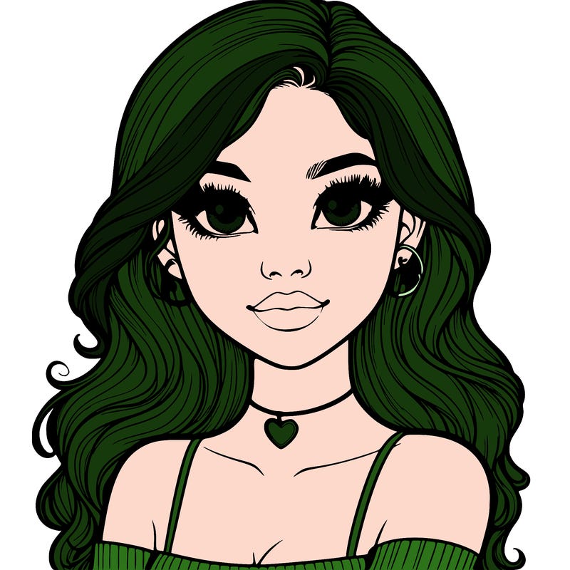 realistic pretty girl