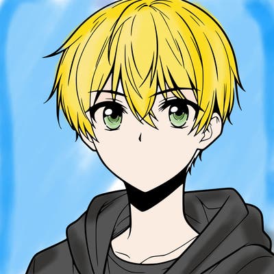 anime guy with short hair