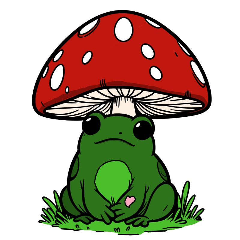 mushroom frog