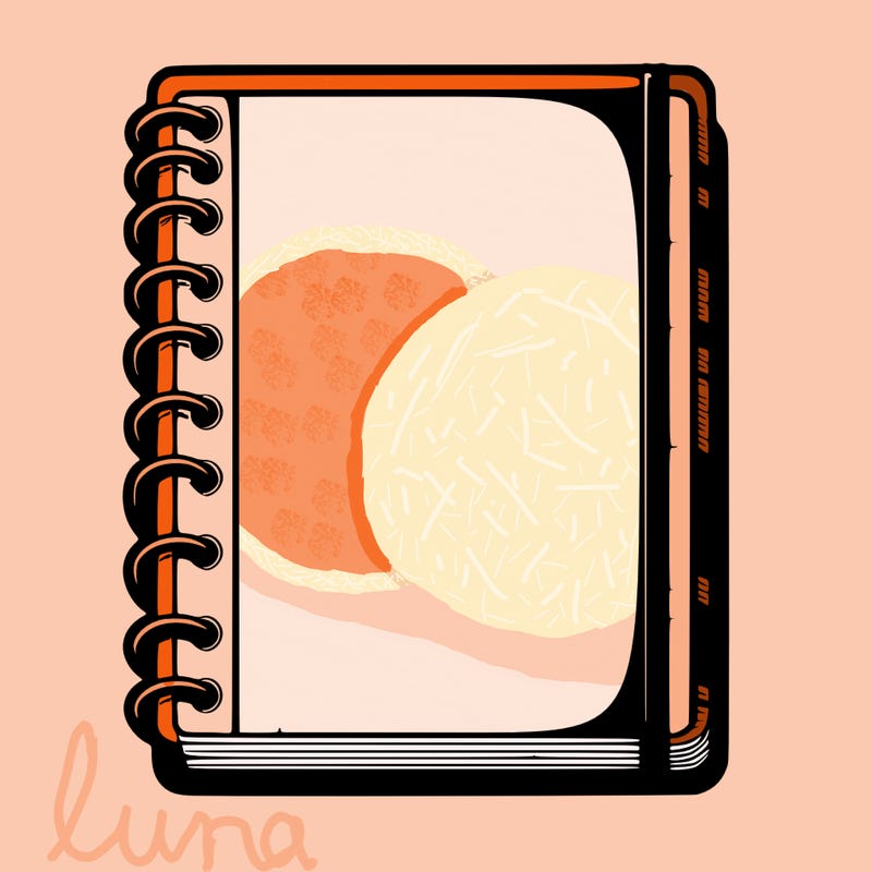 blank, realistic notebook