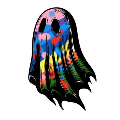 realistic creepy ghost