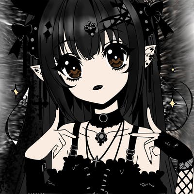 anime goth girl