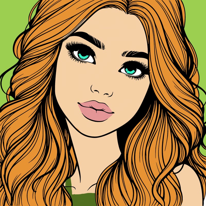 beautiful realistic girl