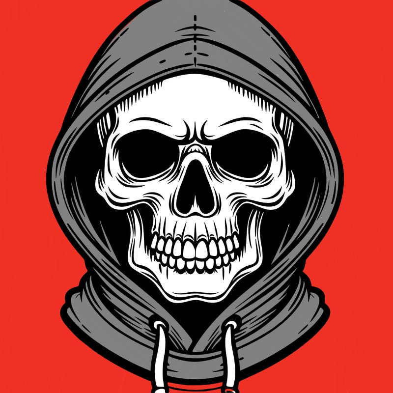 skull hoodie