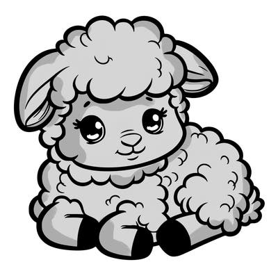 a baby sheep