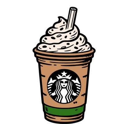 starbucks, frappuccino
