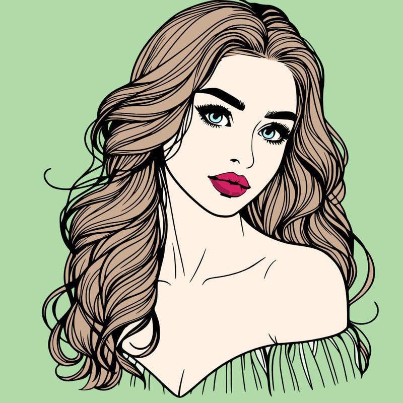 beautiful realistic girl