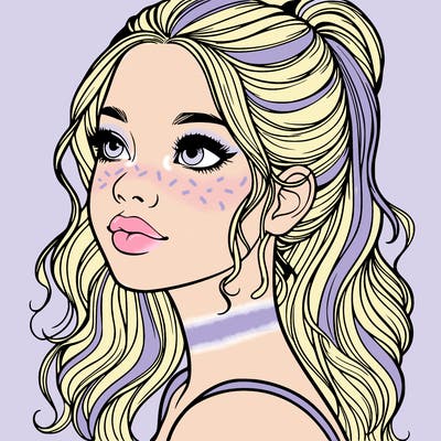 beautiful realistic girl