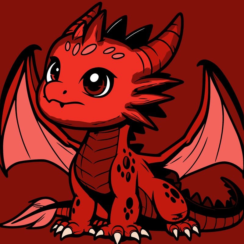 fierce baby night dragon