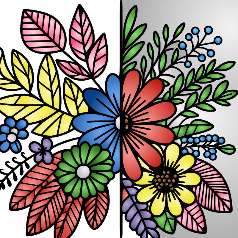 flowers split