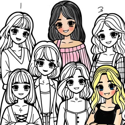 group of girls