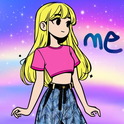 girl in a cute crop top