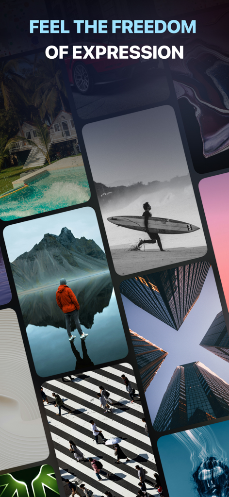 Spark: Pro Screensavers - A collage of premium aesthetic wallpapers for iPhone and Apple Watch personalization