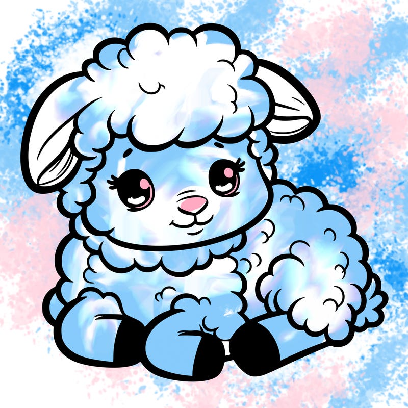 a baby sheep