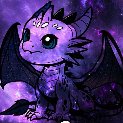 fierce baby night dragon