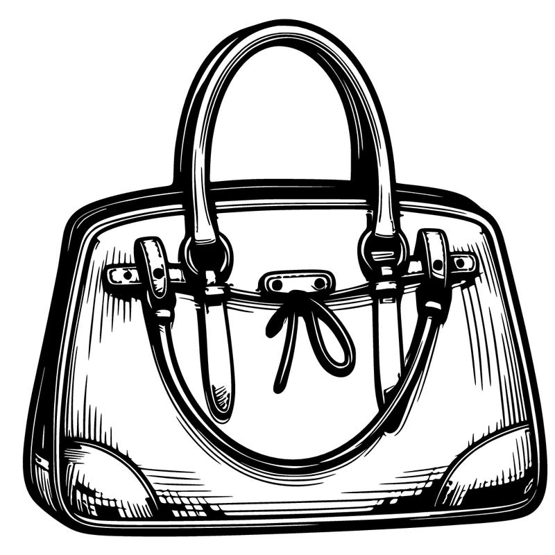 realistic handbag
