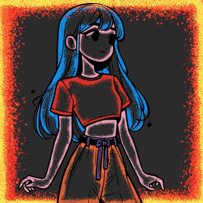girl in a cute crop top
