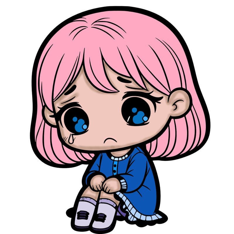 sad little girl
