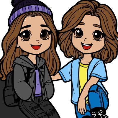 best friends teenager